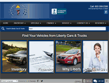 Tablet Screenshot of libertycarsandtrucks.com